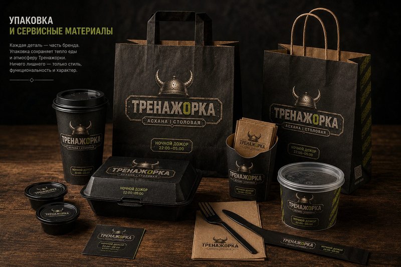 Упаковка навынос ТРЕНАЖОРКИ