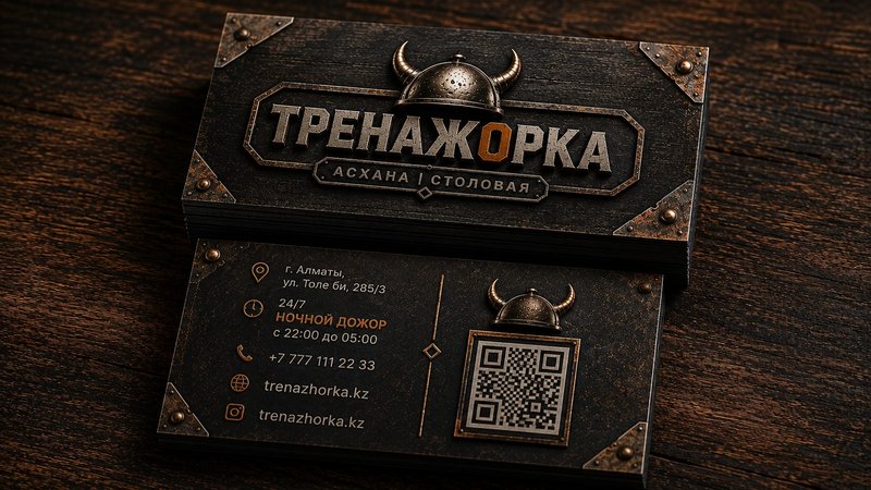 Визитная карточка ТРЕНАЖОРКИ